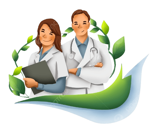 Doctors with natural elements